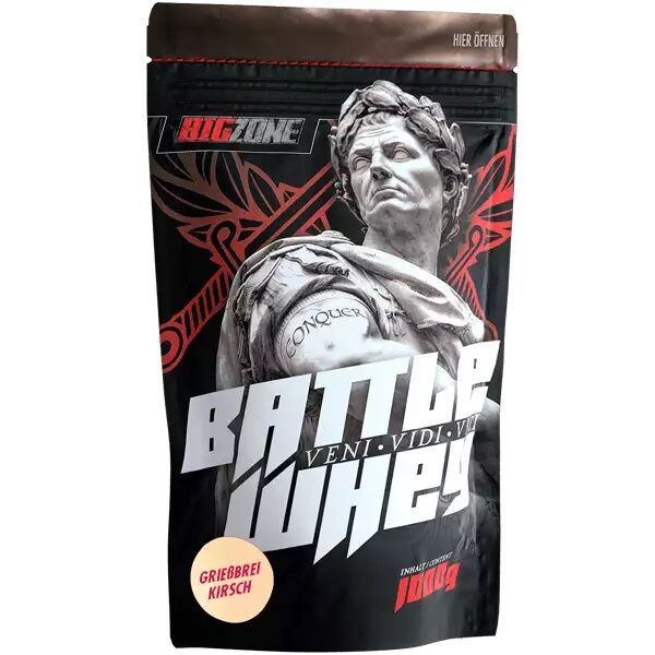 Big Zone Battle Whey 1000g Griesbrei Kirsch