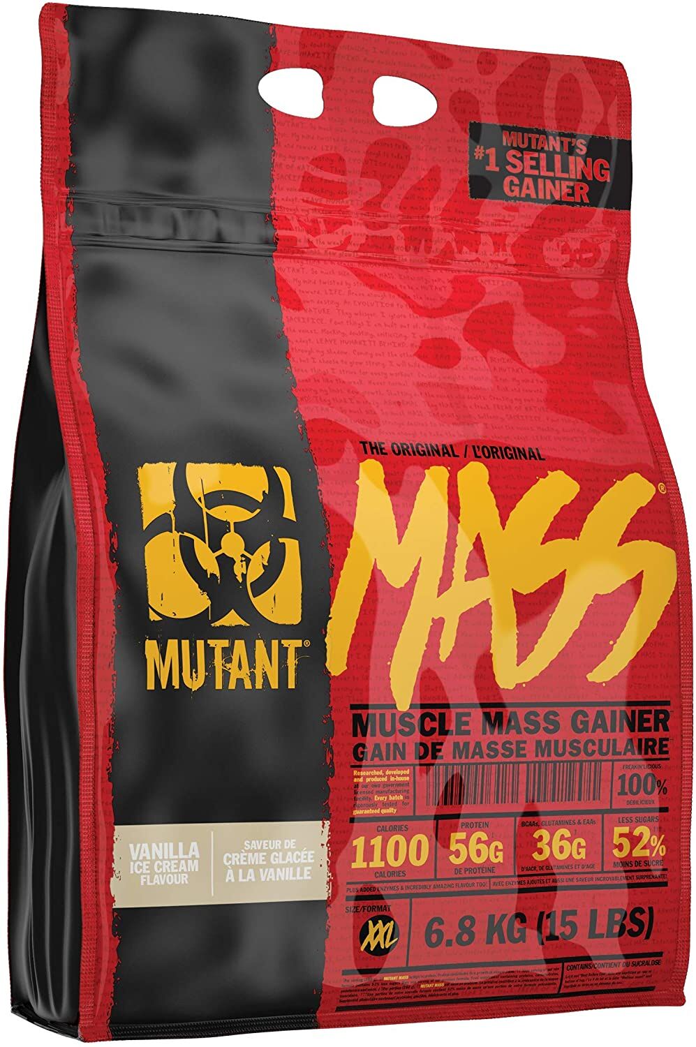 Mutant Weight and Mass Gainer Vanilla Ice Cream