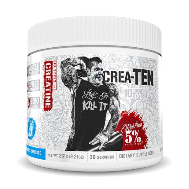 Rich Piana 5% Nutrition Crea-Ten Blue Raspberry