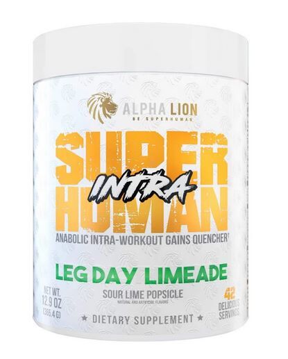 Alpha Lion Superhuman Intra Leg Day Limeade