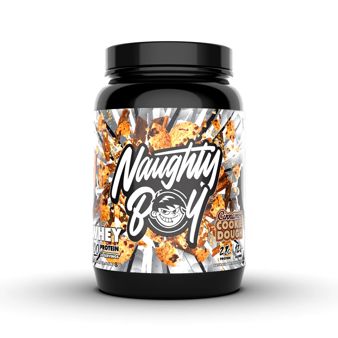 Naughty Boy Whey Protein Cinnamon Cookie Dough